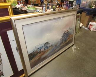 Gigantic watercolor by John Ebner