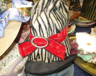 Huge array of antique/vintage hats