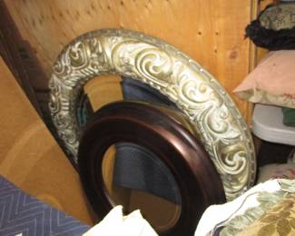 Very large round mirrors