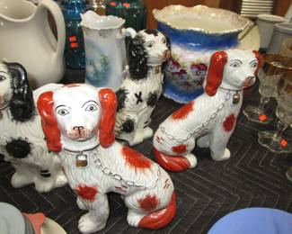 No sale complete without the Staffordshire dogs