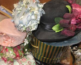 More hats and hat boxes