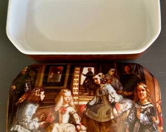 Painted Lid Dish