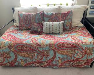 Paisley Bedding & Pillows (Bed not included)