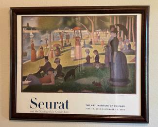 Seurat Framed Art Poster