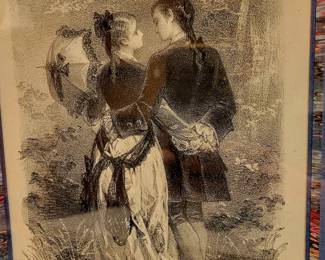 One of Six signed and framed Etchings by Antonin Marie Chatiniere...French Victorian!!..stunning!