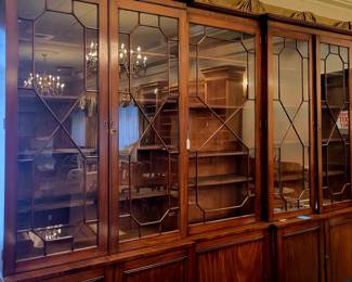 Glass fronted library 