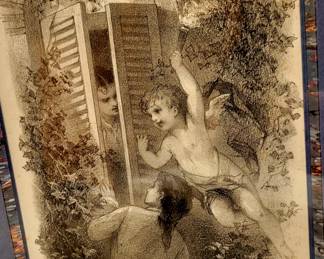 One of Six signed and framed Etchings by Antonin Marie Chatiniere...French Victorian!!..stunning!