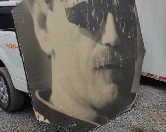 Large Dale Earnhardt styrofoam picture