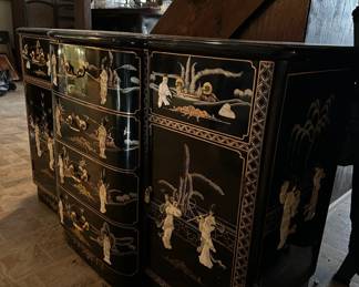 Mother of Pearl Vanity Cabinet 