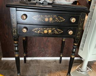 Small Black Accent Table 