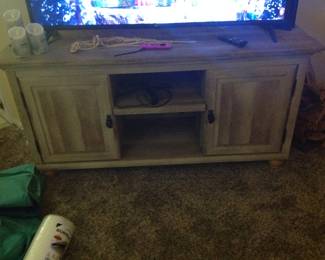 Grey television stand