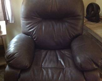 Like new large leather recliner