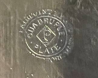 11. Silver Footed Planter (13" x 8" x 5")