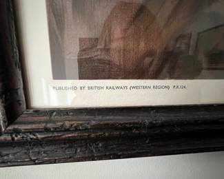 47. Royal Albert Bridge Saltash Framed Print from British Railways (54" x 43")