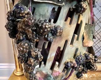 31. Vintage Ceramic Vase (as is) 16"