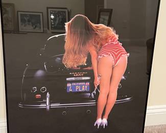 81. Girl & Car Poster