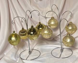 Gold Ornaments with Lace