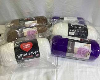 Red Heart Super Saver Jumbo Yarn 2 6 skeins