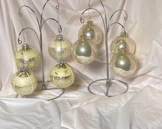 8 large ornaments Dillards Trimming
