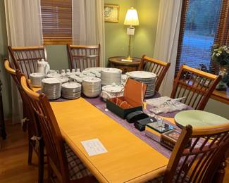 dining table and chairs