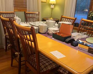 dining table and chairs