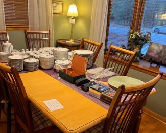 dining table and chairs