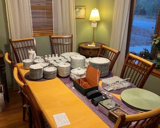 dining table and chairs