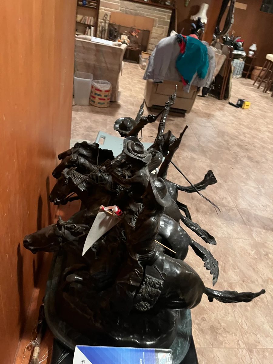 Remington Bronze statue