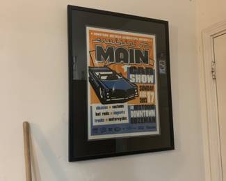 Bozeman, MT  car show print