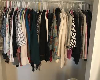 Ladies blouses and blazers