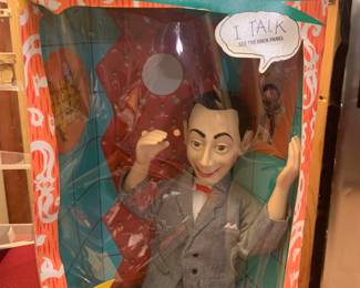 Pee Wee Herman Doll-  talks- original box