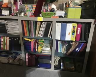 School supplies-notebooks, $1-3-spirals, .15-.75, pencil boxes, pencils, highlighters, markers,
pens, lunch carriers, backpacks,
scissors , glue,  paper, erasers,
staplers, sticky notes, and more