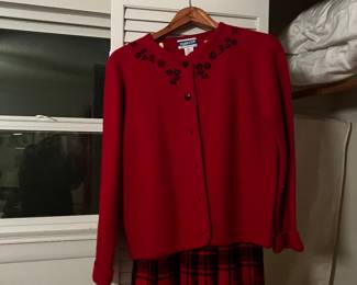 Gorgeous vintage Pendleton wool suits, sweaters and separates