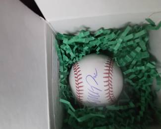 Signed baseball