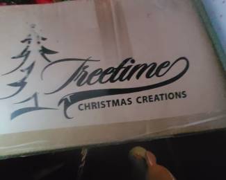 Lighted Christmas tree