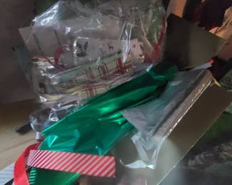 Wrapping paper and bags
