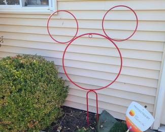 Lawn Mickey mouse ears 
