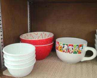 Disney mugs and cappuccino cups