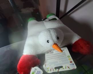 Snowman dog toy