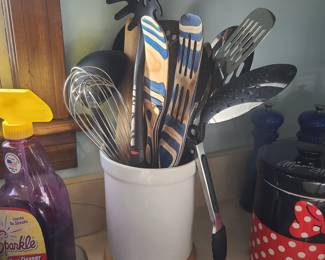 Tools and ceramic container