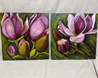 Barbara Eiswerth 24 x 24 $500 (pair)