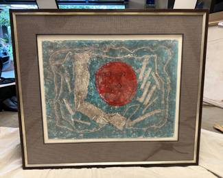Rufino Tamayo 29.5 x 22.5 ($3,000)