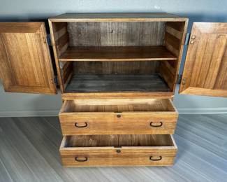 Tansu chest cupboard $680, 37 x 16.5 x 44