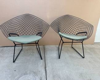 Bertoia Diamond Lounge Chair, Knoll - $1100 each