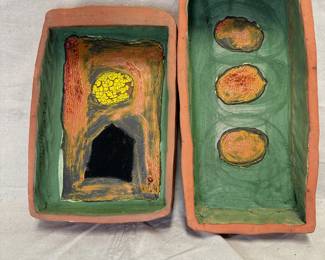 Thomas Orr, 9.75 x 3.5 x 14.5, $300 (pair)