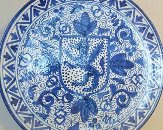 Blue and White Plate