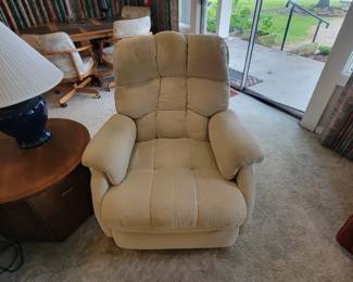 Cream Recliner
