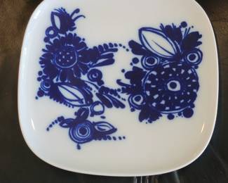 Rosenthal Decorative Plate - Blue and White Germany, Vintage