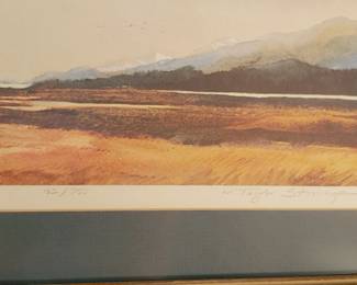 N. Taylor Stonington "Juneau View" signed print 82/1000
