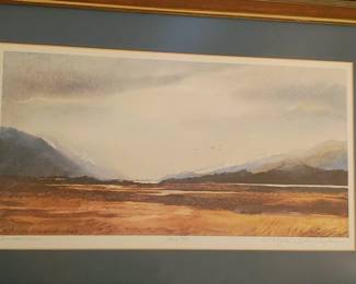 N. Taylor Stonington "Juneau View" signed print 82/1000